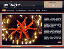 Tablet Screenshot of firedancer.de